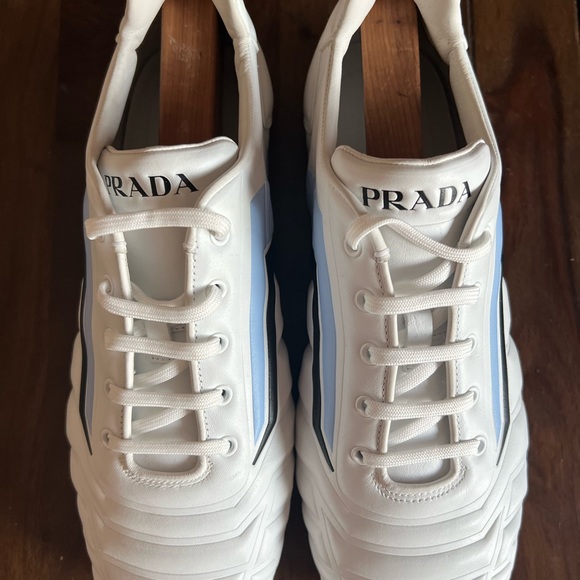 PRADA CALZATURE UOMO in US size 9 bought from Holt Renfrew for $1,250
Brand new! - Picture 2 of 7